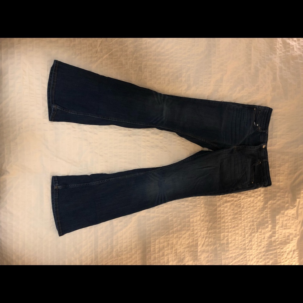 H&M high rise flare Jean